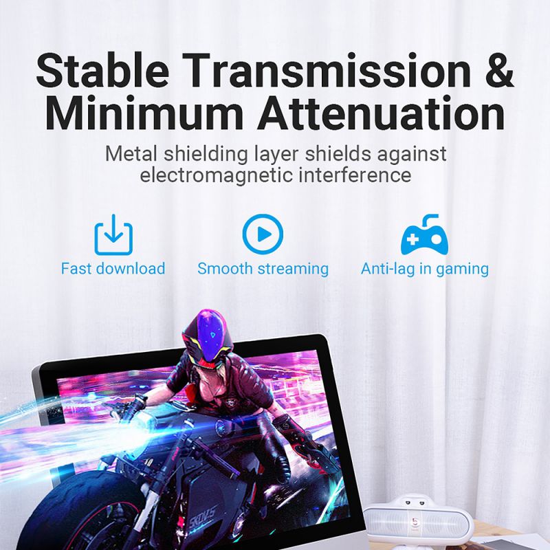 Vention IPVB0-10 RJ45 Connector Cat.6 FTP Keystone Jack Coupler for Network Cable Extension Black 10 Pieces