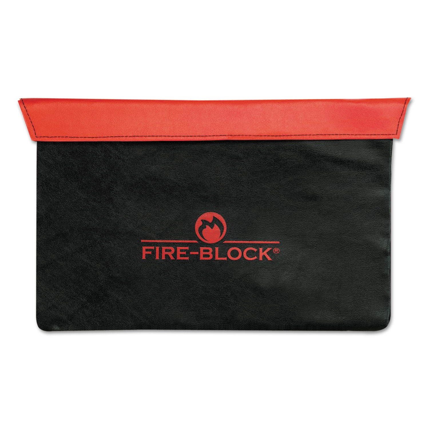 MMF 2320421D0407 Fire-Block Document Portfolio, 15 1/2 X 10 X 1/2, Red/Black