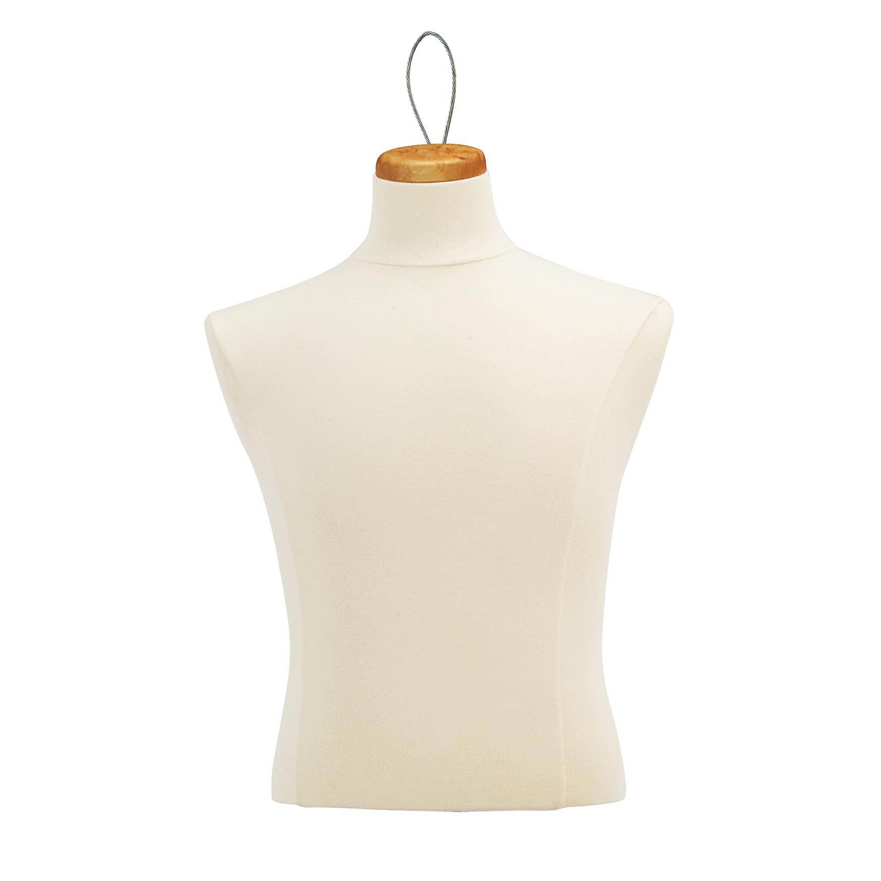 Econoco M5LP Male Shirt Form With Neckblock And Wire Loop