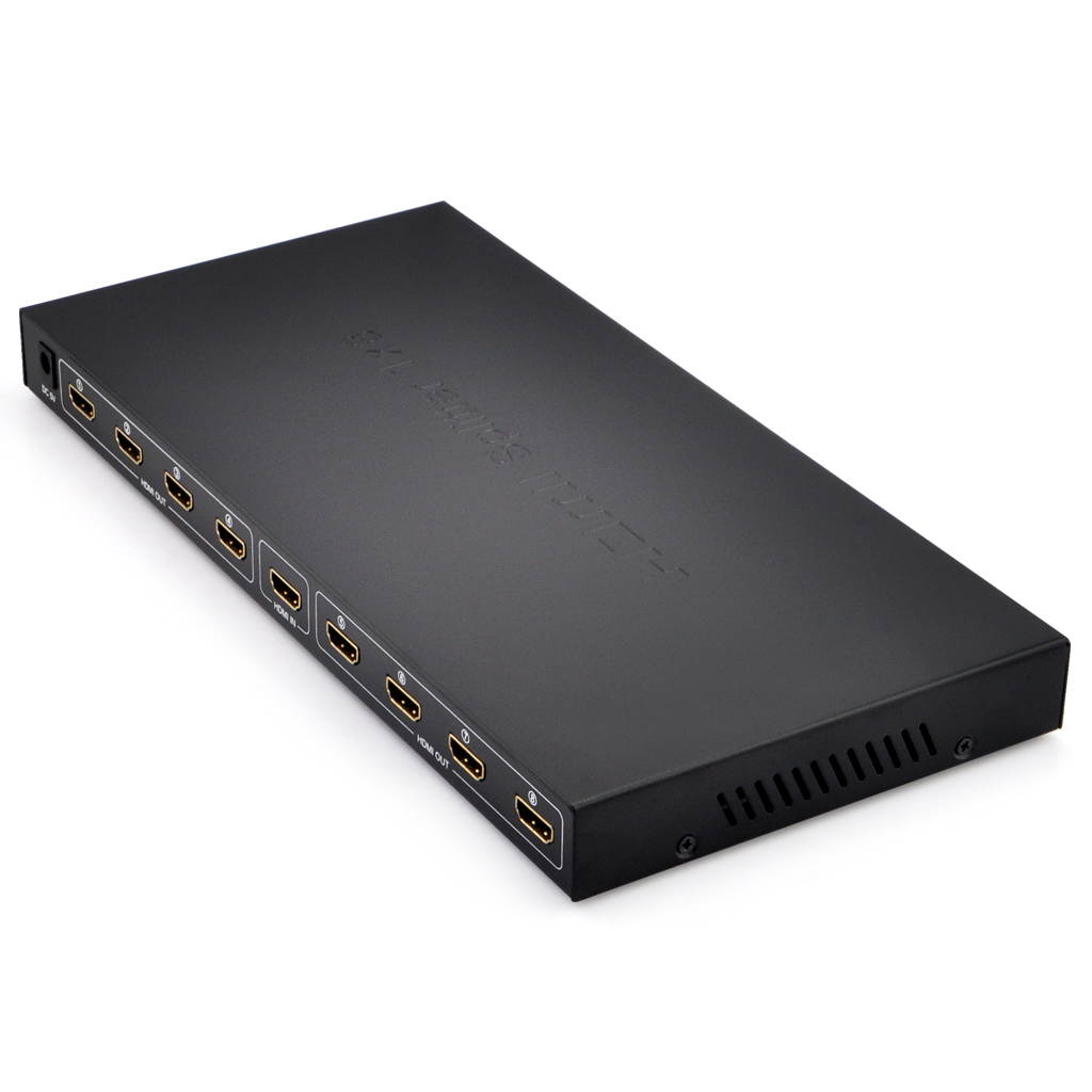 iKKEGOL 8 Port HDMI Splitter Switch Amplify V1.4 108P 3D Video Audio STB HDTV HDCP PS3 DVD