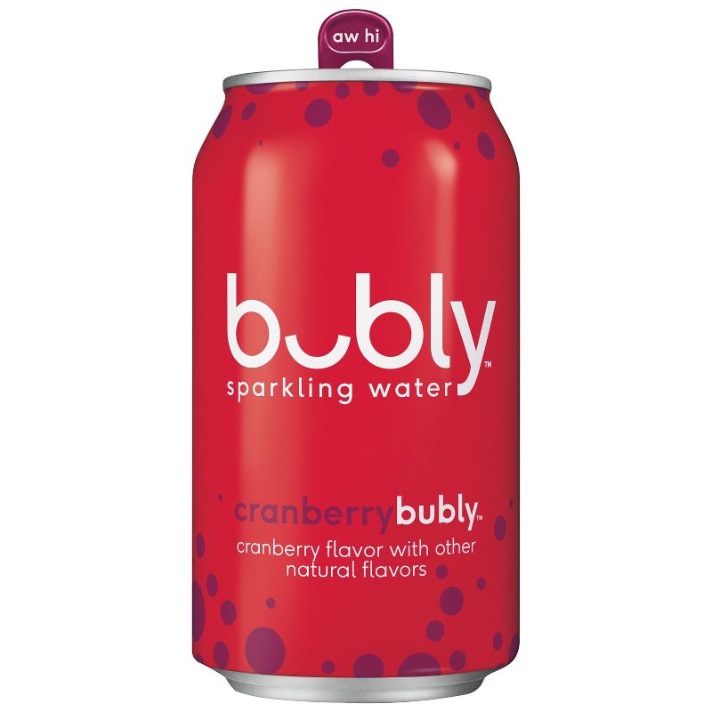 bubly Cranberry Sparkling Water - 8pk/12 fl oz Cans