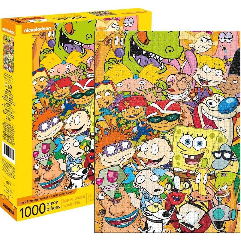 NMR Distribution Nickelodeon Cast 1000 Piece Jigsaw Puzzle