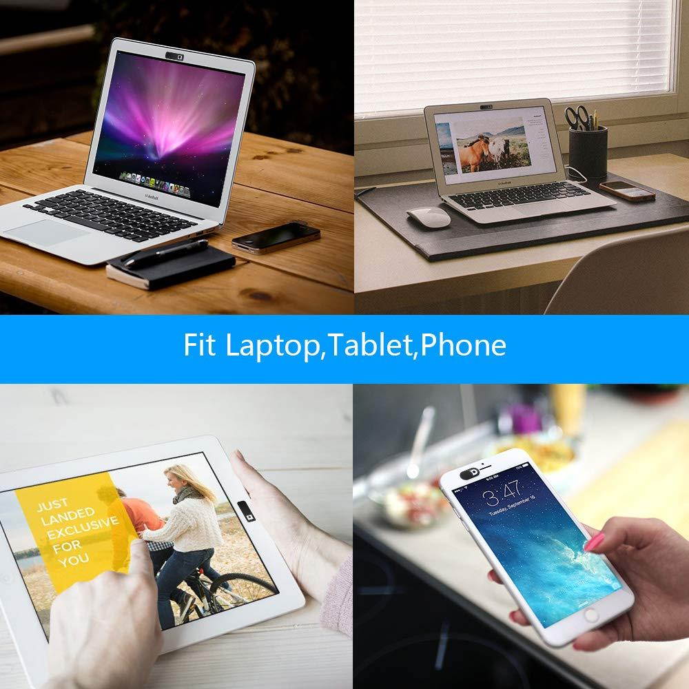 Webcam Cover Slide,Laptop Camera Cover Slide (8 Pack) -Ultra Slim Computer Camera Cover,Suitable for MacBook, Echo Spot,iPhone,IPad, Surface,Dell, Lenovo, Hp and More, Protects Your Privacy