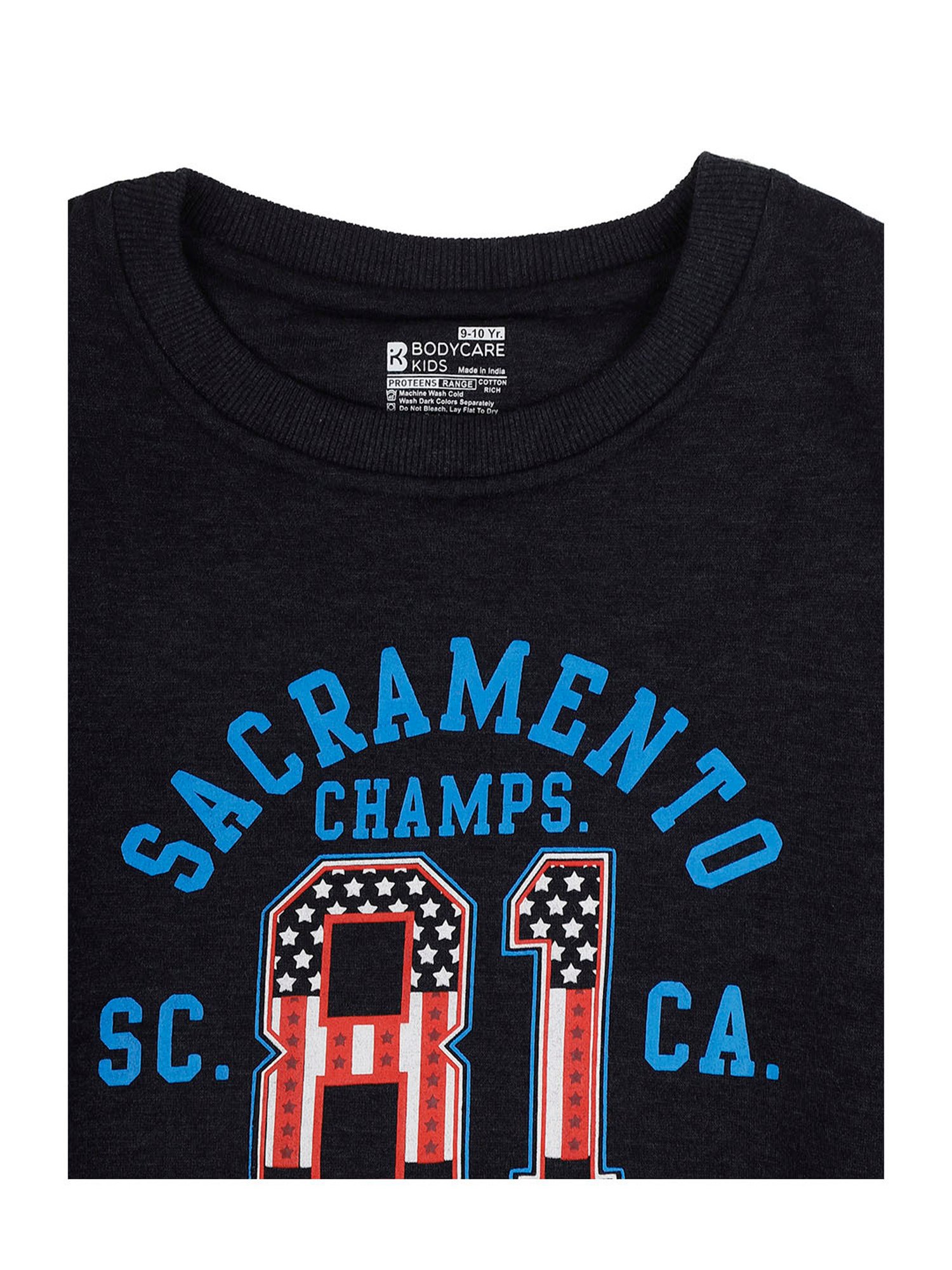 Bodycare Kids Navy Printed Full Sleeve Sweatshirt