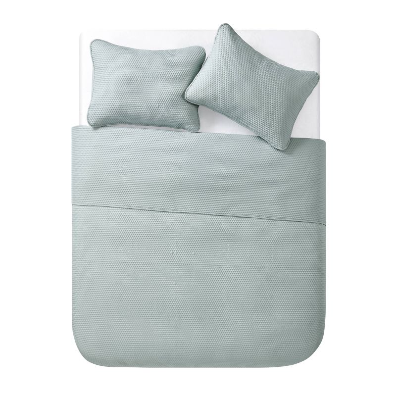 Twin Turtle Cove Quilt & Sham Set Light Turquoise/Aqua - Tommy Bahama