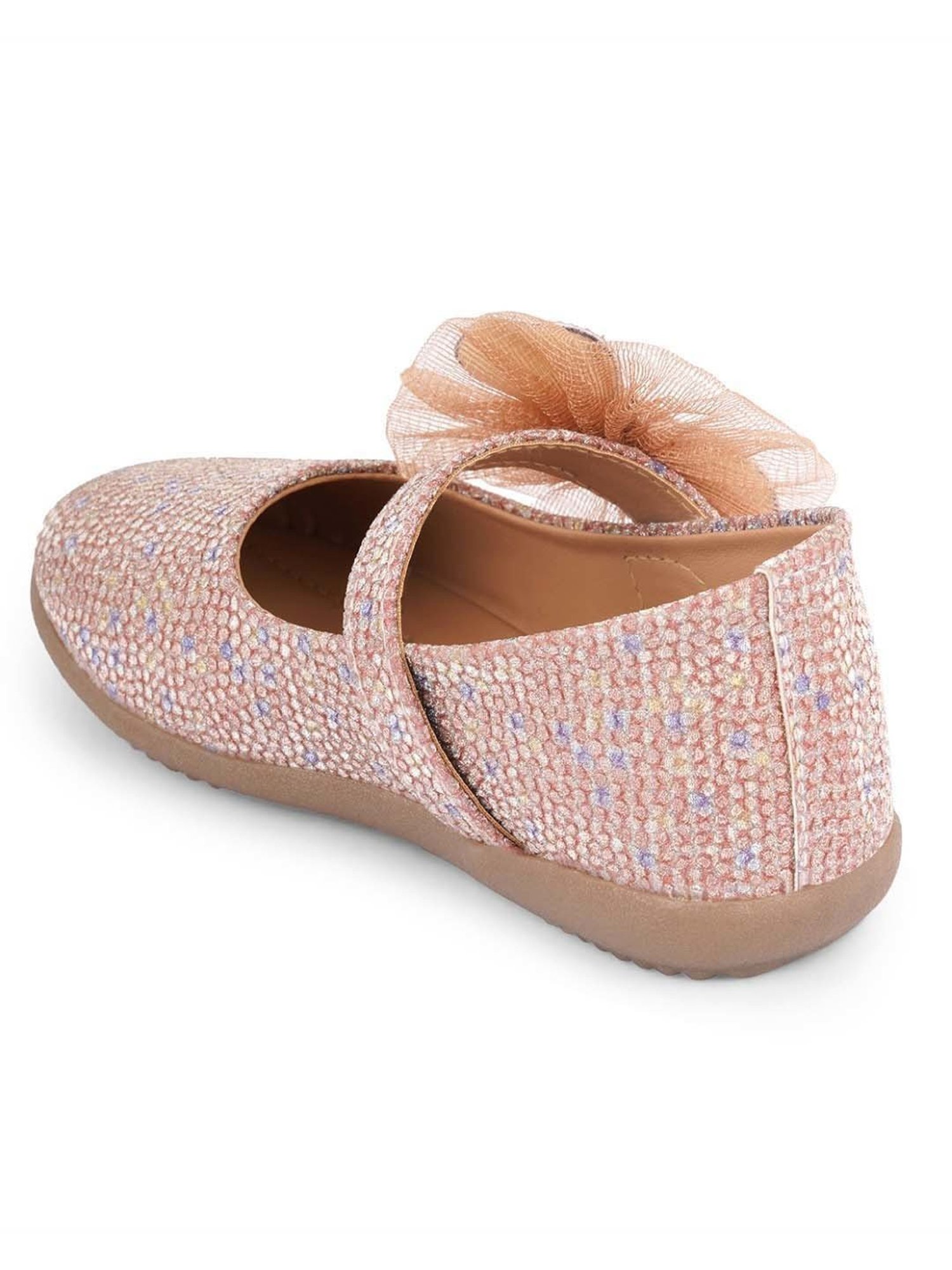 Minesole Kids Rose Gold Mary Jane Shoes