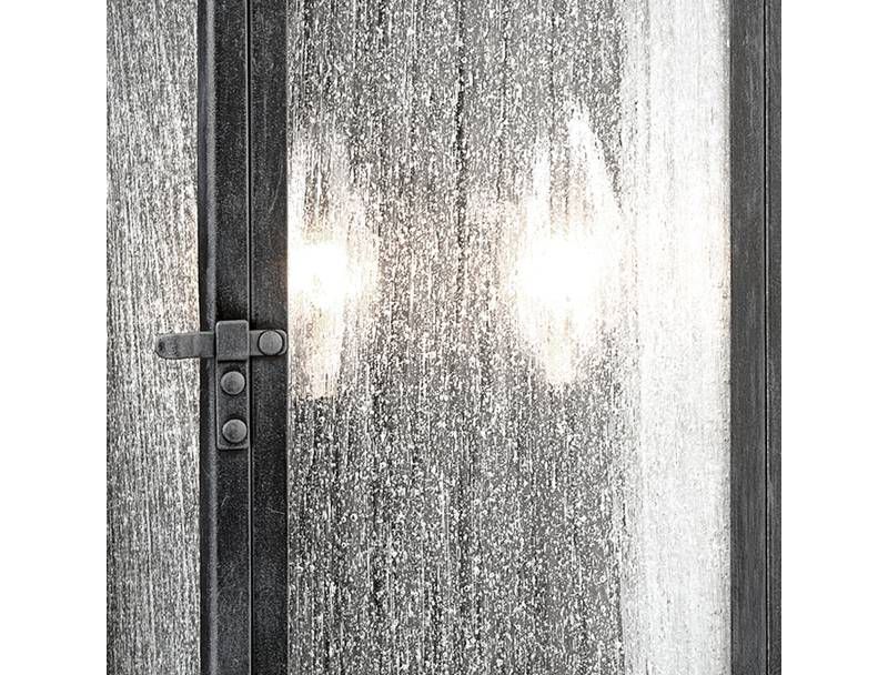 Feiss Pediment 18 1/4" High Zinc 2-Light Outdoor Wall Light