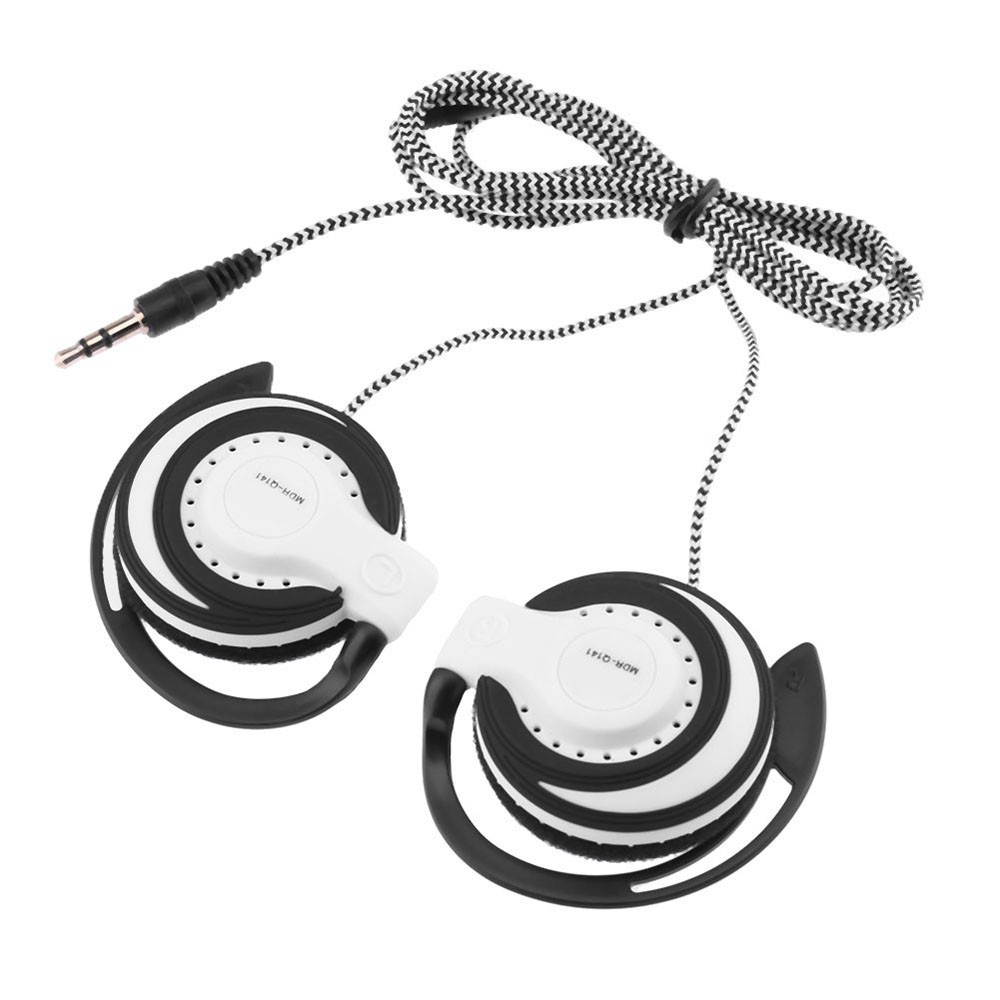 3.5mm Wired Gaming Headset On-Ear Sports Headphones Ear-hook Music Earphones for Smartphones Tablet Laptop Desktop PC