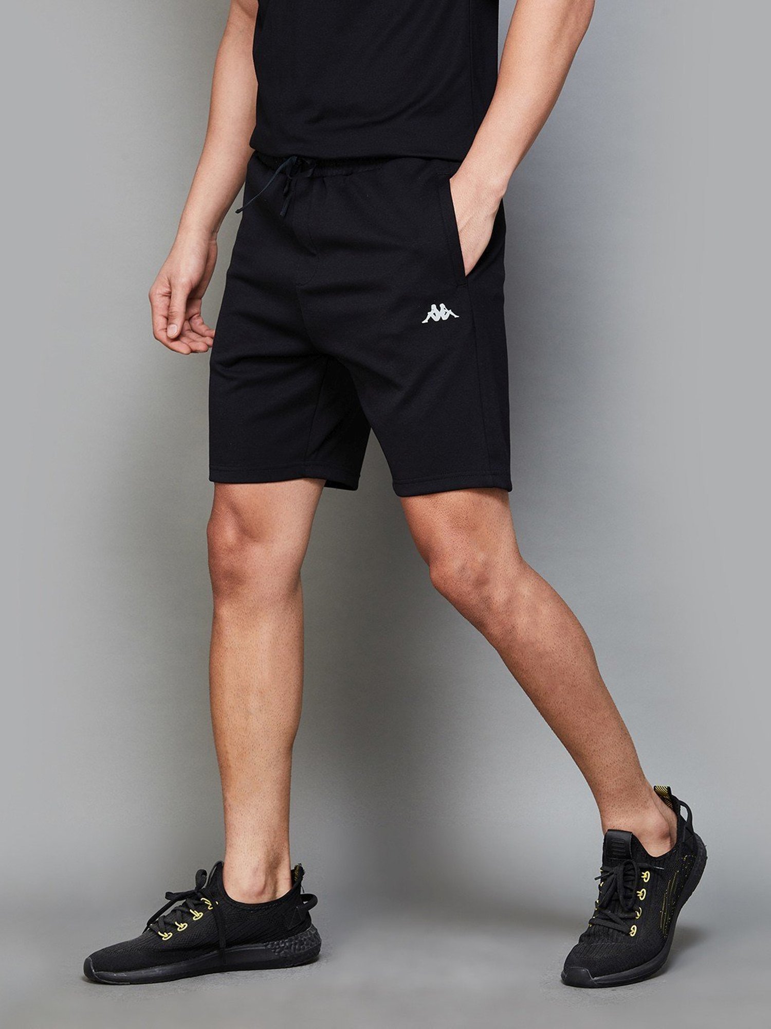 KAPPA Black Regular Fit Shorts
