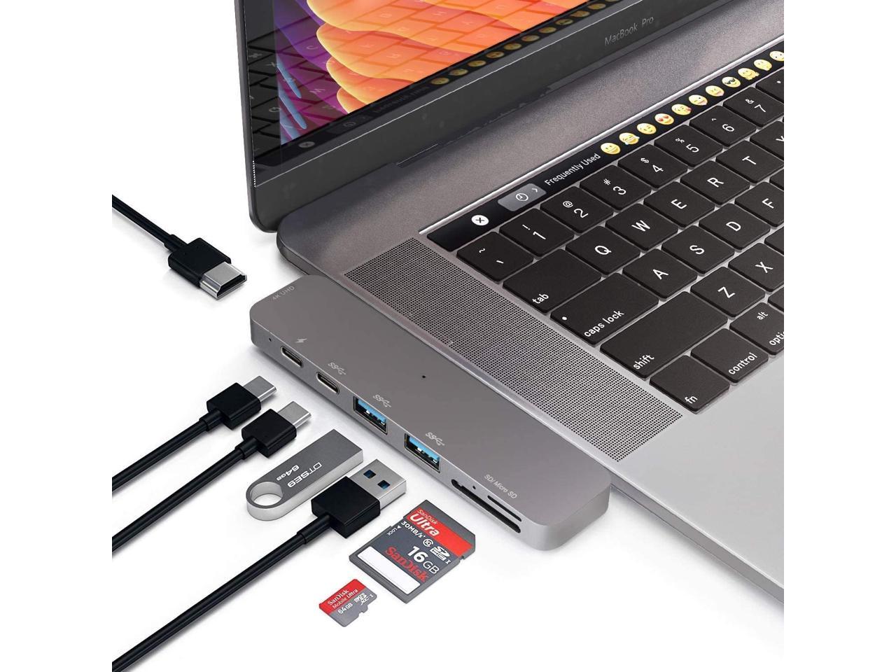 USB C Hub,USB-C Laptop Docking Station,11 in 1 Triple Display Type C Adapter Compatiable for MacBook and Windows(2HDMI VGA PD3.0 SD TF Card Reader Gigabit Ethernet 4USB Ports)