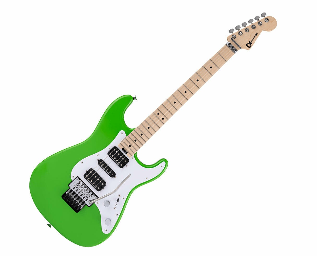 Charvel Pro-Mod So-Cal Style 1 HSH FR M Maple FB Slime Green
