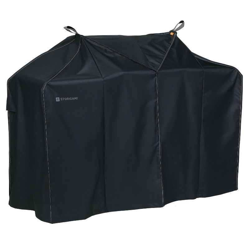 Storigami Easy Fold Large BBQ Grill Cover Charcoal Black - Classic Accessories