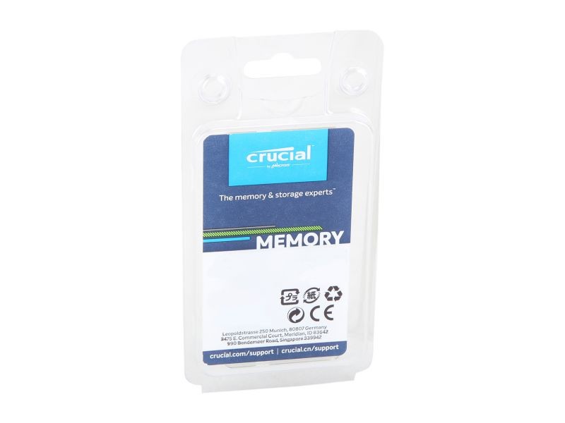 Crucial 32GB Single DDR4 3200 MT/s CL22 SODIMM 260-Pin Memory - CT32G4SFD832A