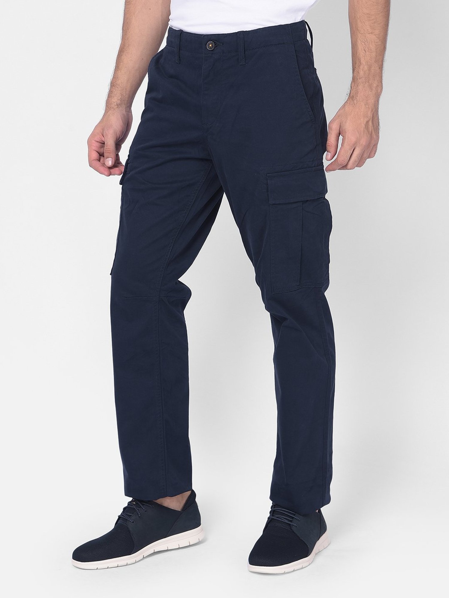 Timberland Navy Regular Fit Cargos