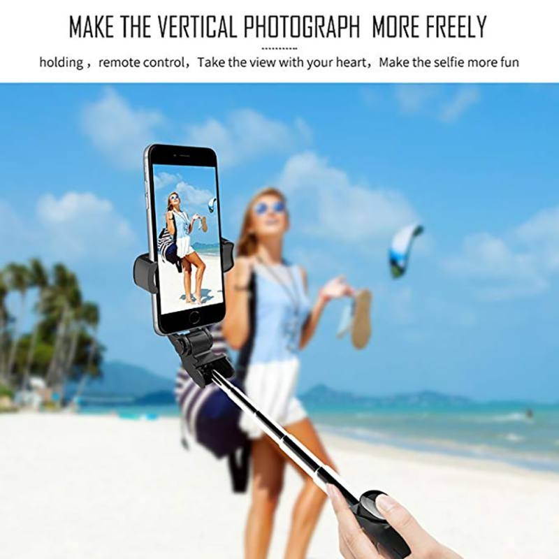 Retractable Handheld Tripod Selfie Stick Bluetooth Extendable Monopod Selfie Stick Tripod for iPhone Samsung XiaoMi