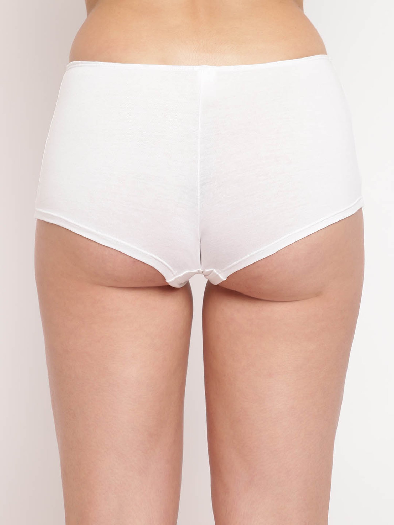 BASIICS by La Intimo White Boyshorts Panty (Pack Of 3)