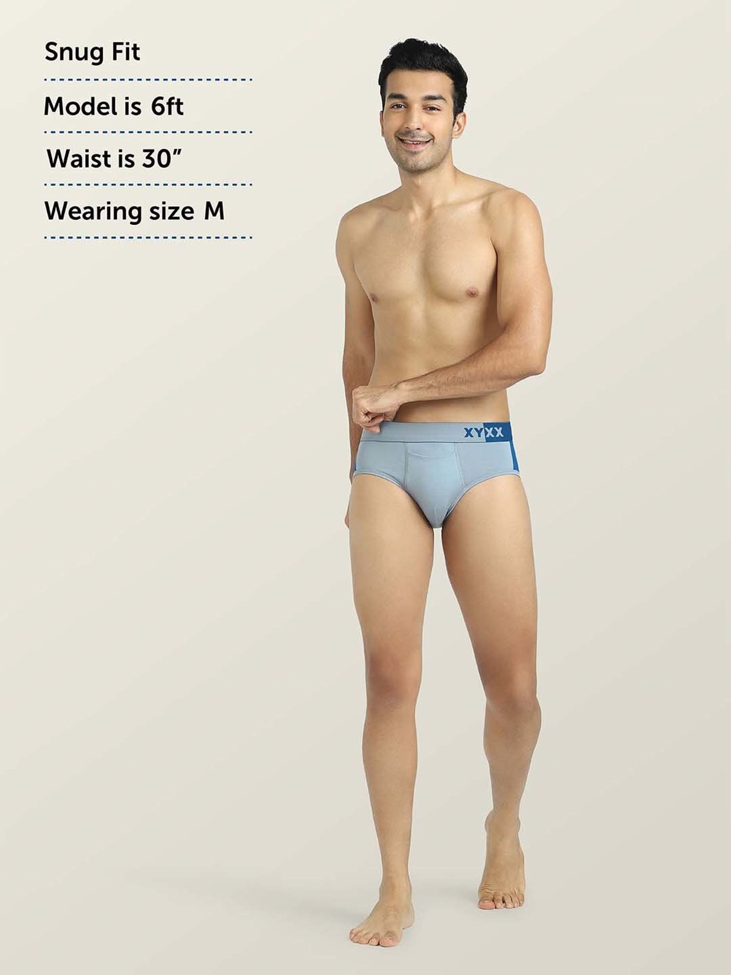 XYXX Multicolor Micro Modal Briefs - Pack of 3