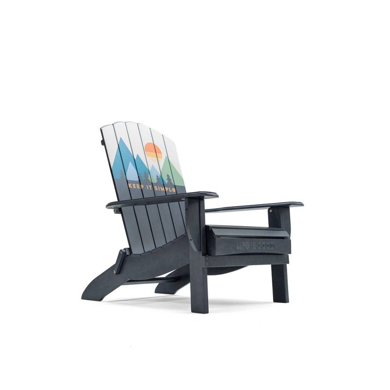 Adirondack Folding Chair Blue - Life is Good