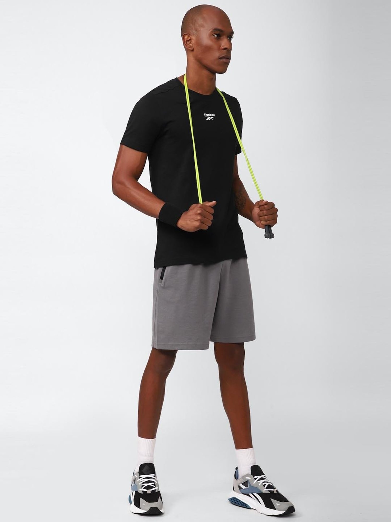 Reebok Black Relaxed Fit T-Shirt