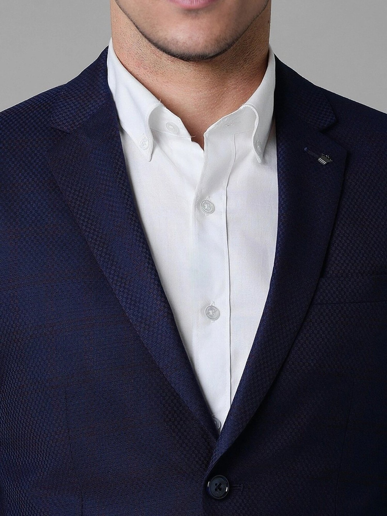Vastramay Black Regular Fit Blazer