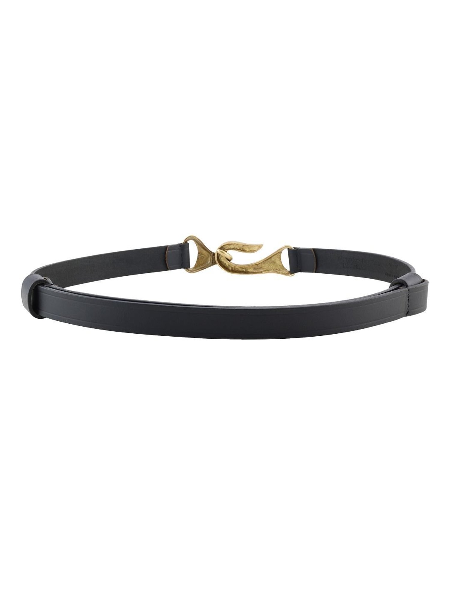 Aditi Wasan CORE 24 Black Leather Casual Belt for Women
