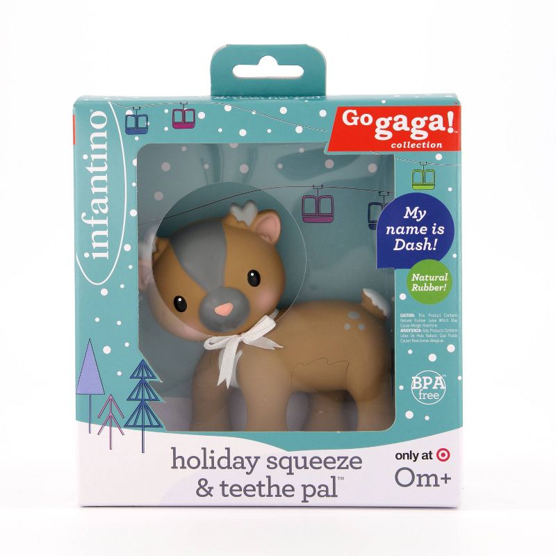Infantino Go gaga! Holiday Squeeze & Teethe Pal - Reindeer