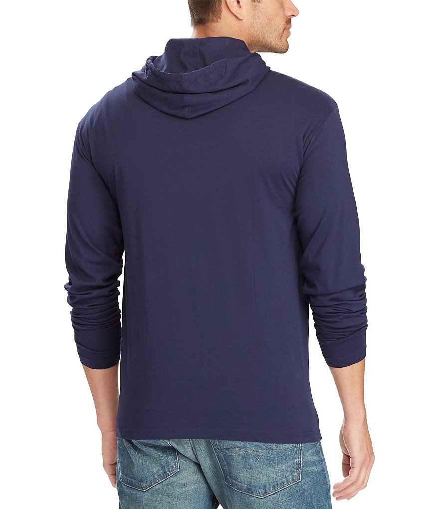 Polo Ralph Lauren Big & Tall Cotton Jersey Long-Sleeve Hoodie Tee