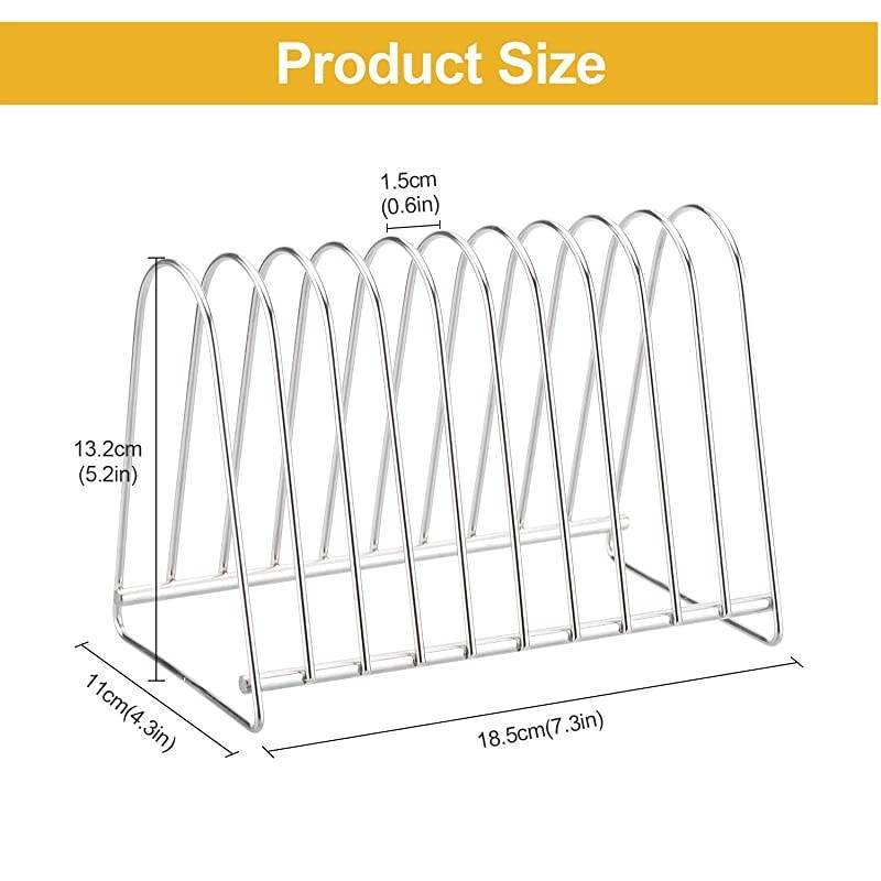 Vinyl Record Stand Storage Holder for 12" LP 7" EP Vinyl Records Drying Table Record Stand Stainless for 10 pcs Records