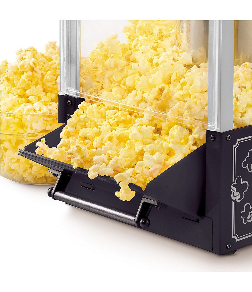 Nostalgia Electrics Black Vintage Tabletop Kettle Popcorn Maker