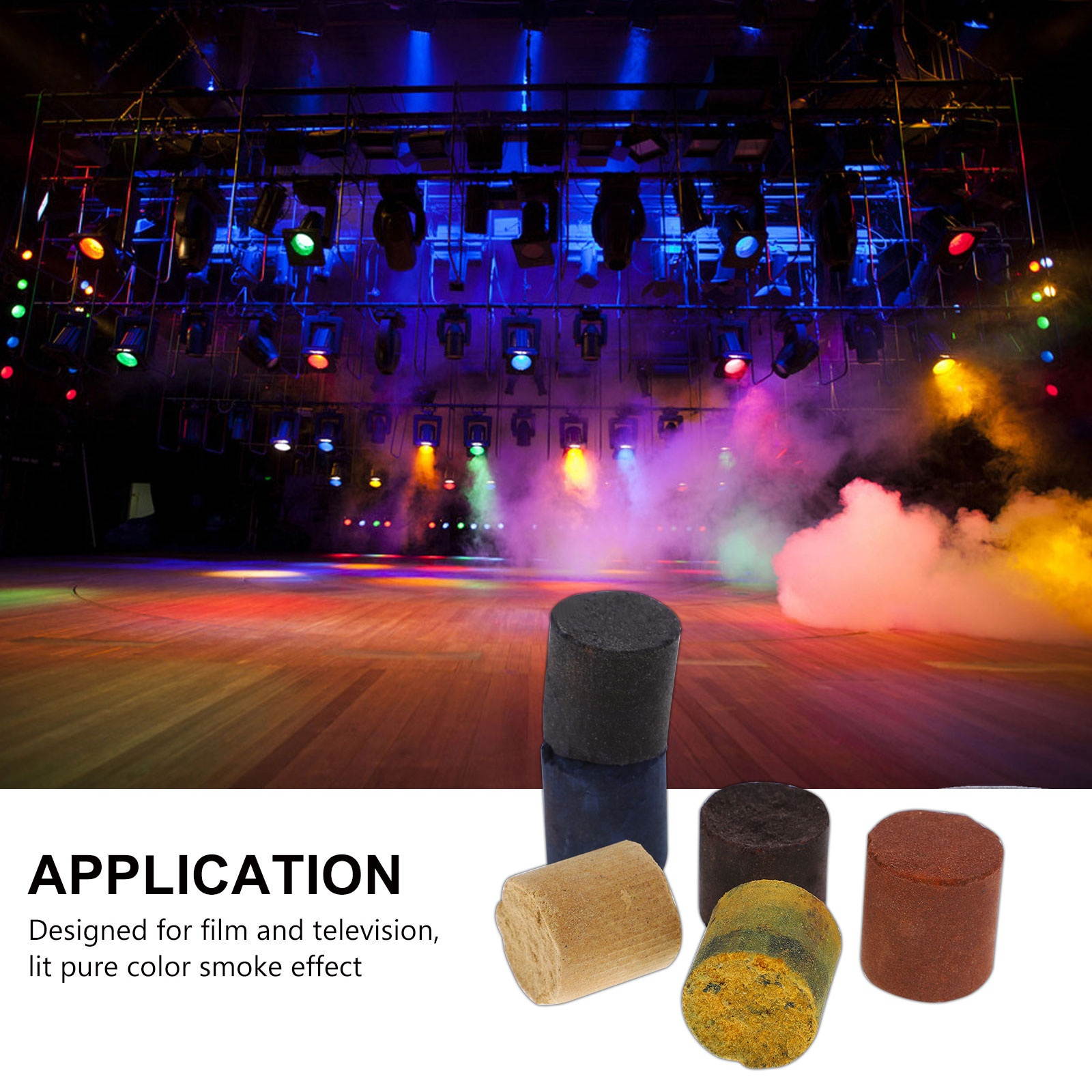 6pcs Smoke Cake Sturdy Premium Smoke Cake Smoke Props Smoke Pill for Stage Party