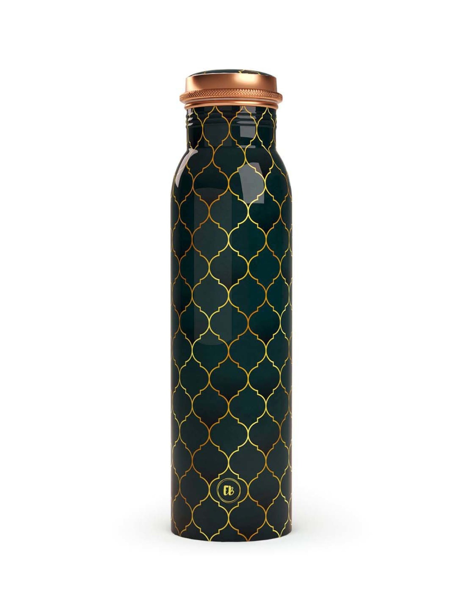 Everything Beautiful Dark Green Copper Water Bottle - Standard (0.9 L)
