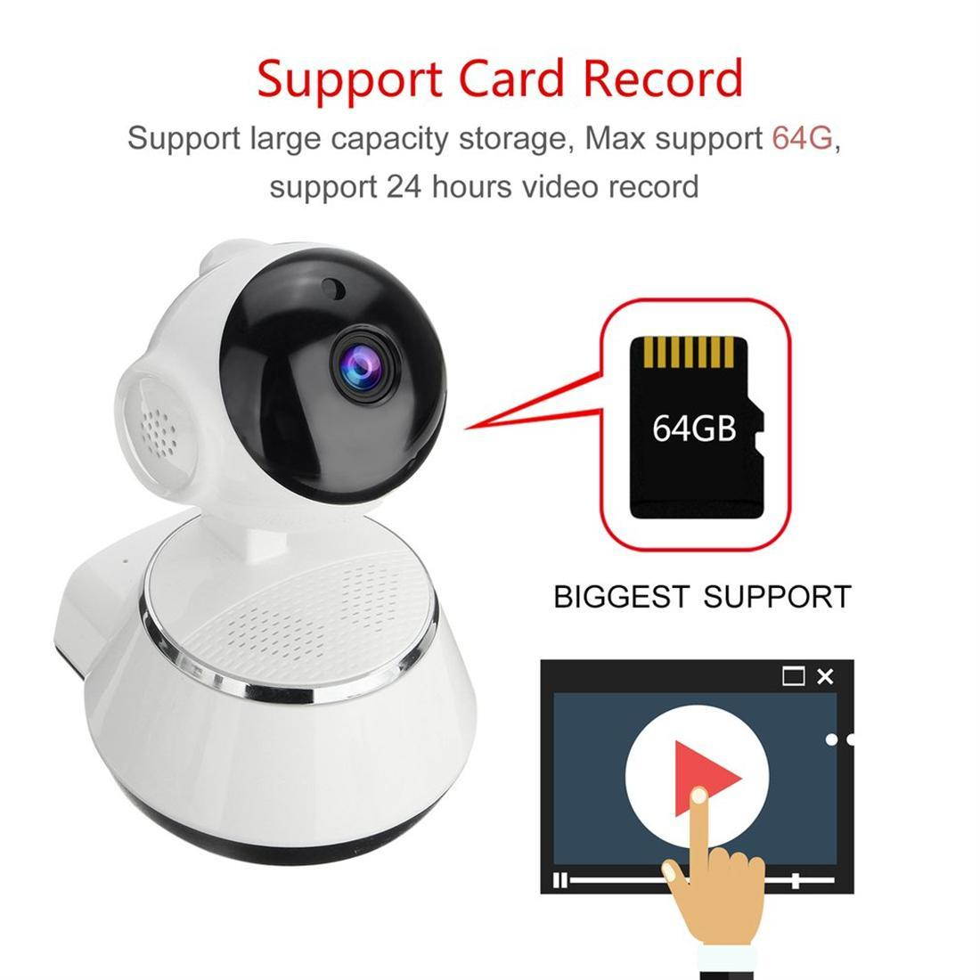 720P HD Wireless Wifi IP Camera 3.6mm Lens Monitor Camera Support Night Vision