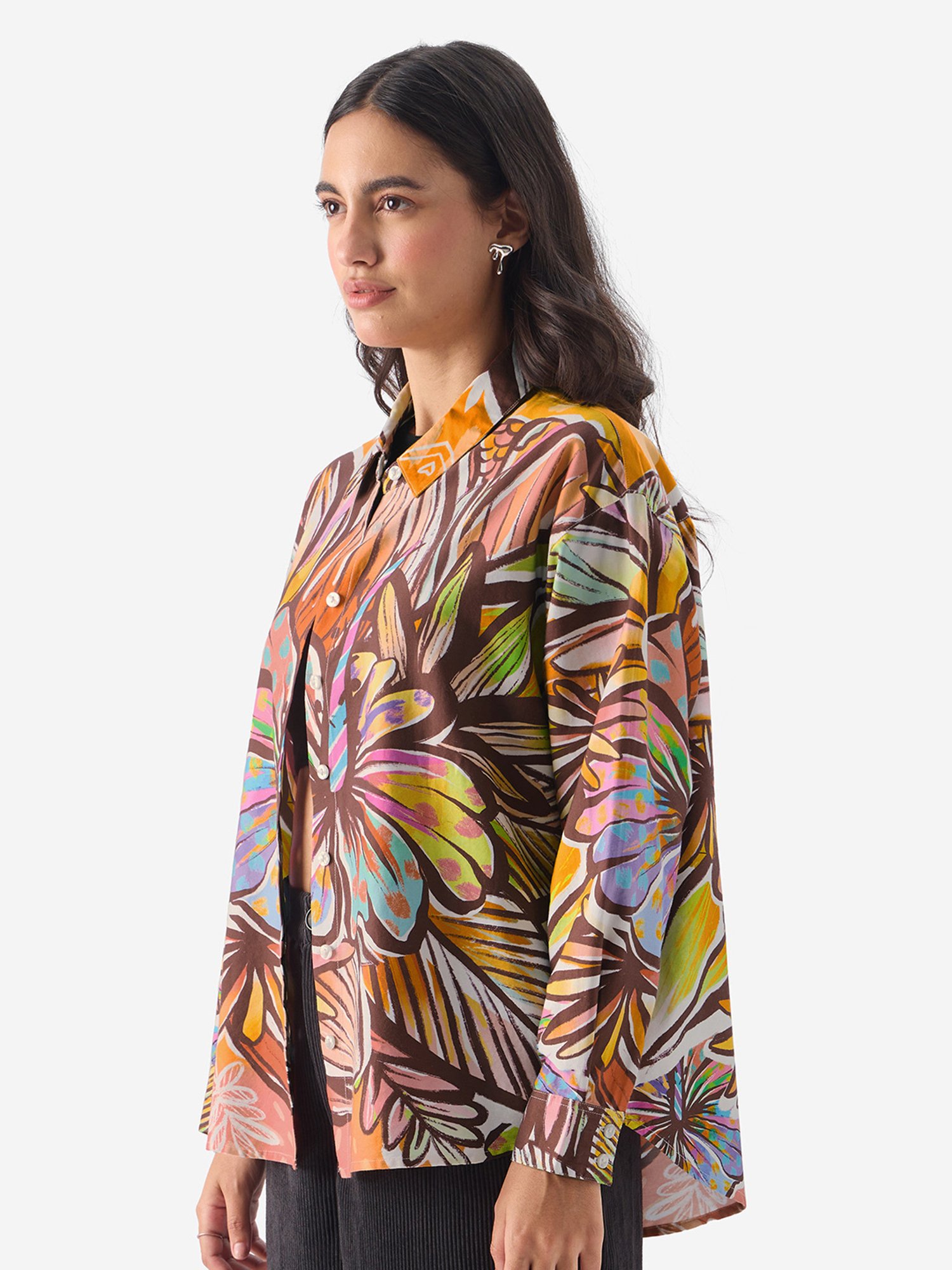 Nino Bambino Multicolor Printed Long Shirt