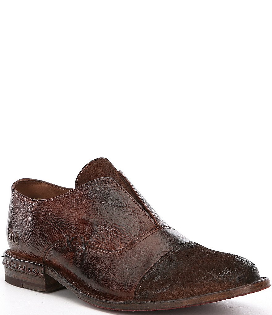 Bed Stu Rose Leather Slip-On Oxfords