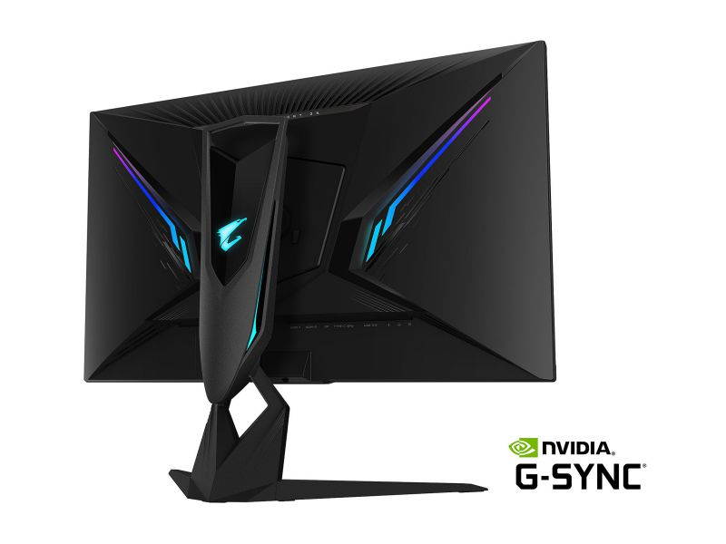 AORUS FI32Q 32" 165Hz HBR3, G-SYNC Compatible SS IPS Gaming Monitor, Exclusive Built-in ANC, KVM, 2560x1440 (2K), 1ms (GTG), HDR, 94% DCI-P3, 1 x DisplayPort 1.4, 2 x HDMI 2.0, 2 x USB 3.0, 1 x USB C