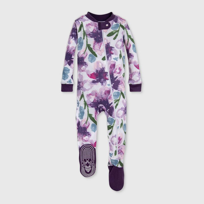 Burt's Bees Baby® Girls' Organic Cotton Pajama Set - Purple  18M