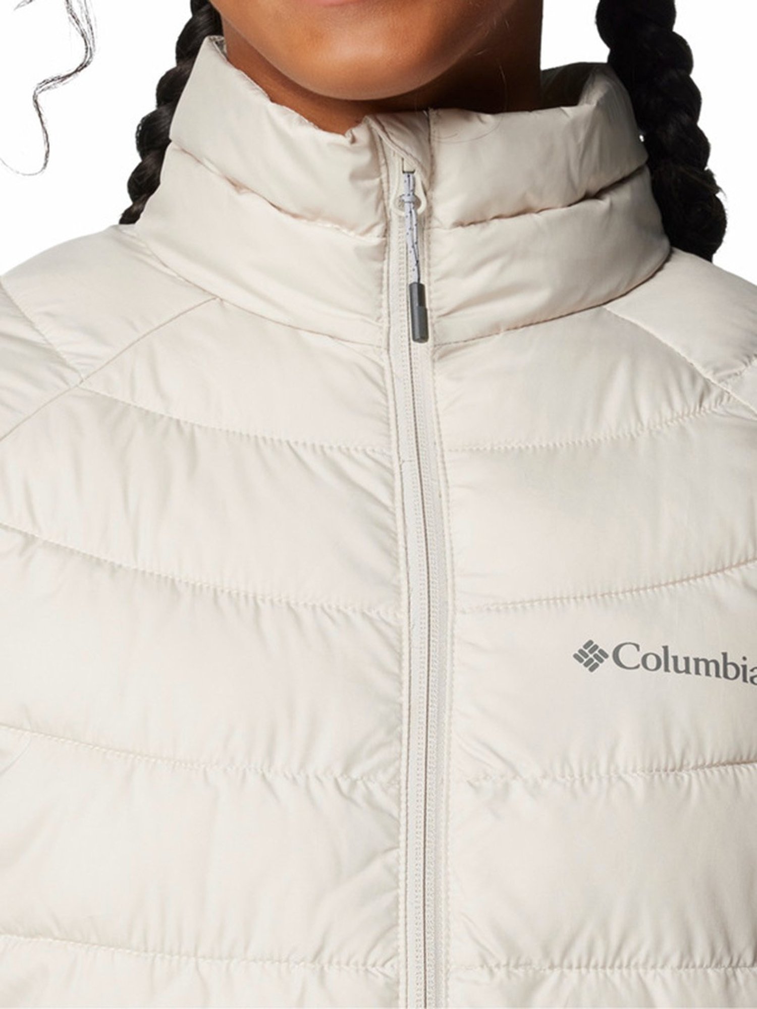 Columbia Powder Beige Puffer Jacket