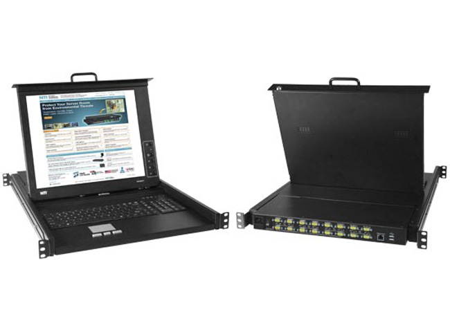 NTI RACKMUX-V17-N-4USBHD Rackmount KVM Drawer w/2-Yr Warranty