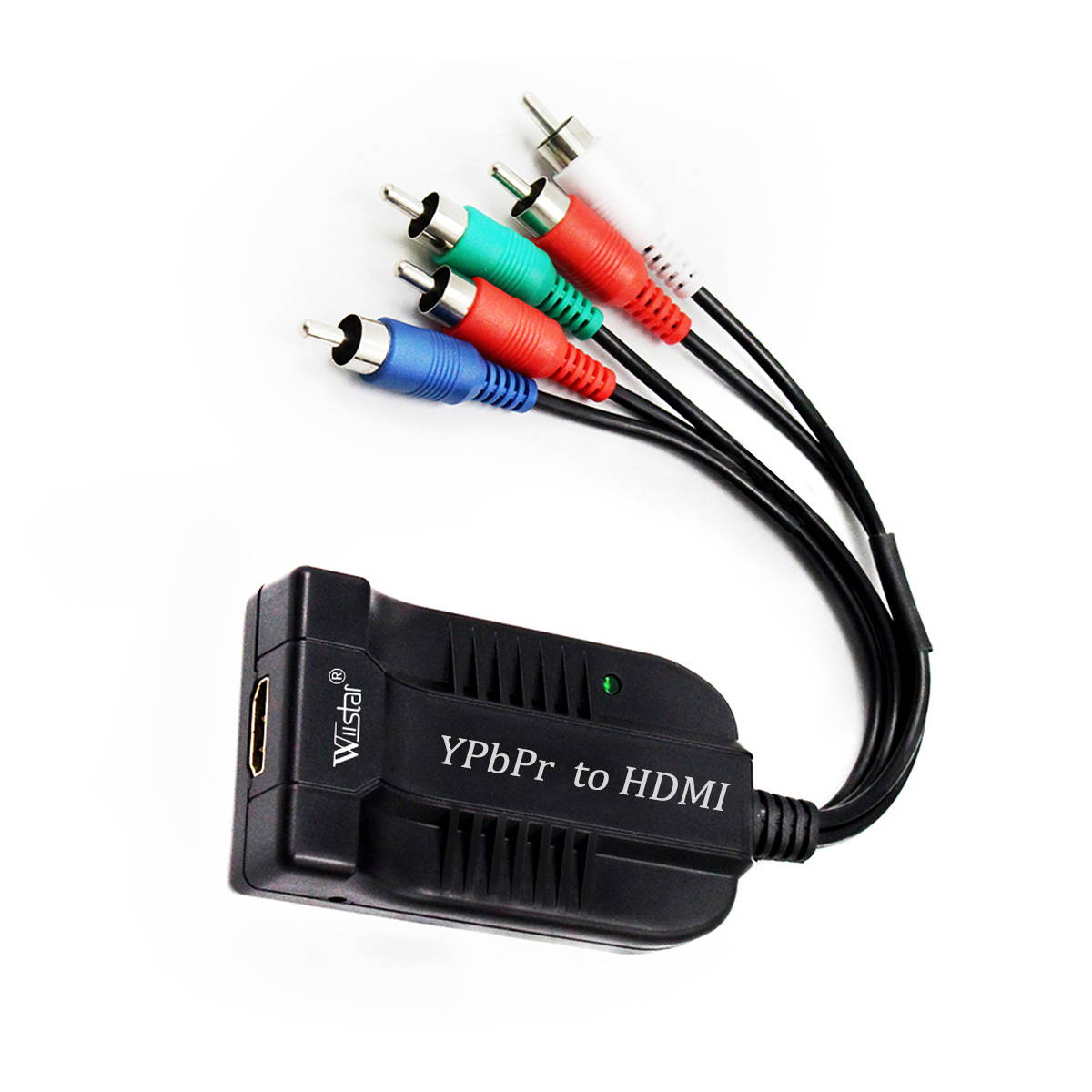 Wiistar Component to HDMI Converter 5RCA RGB YPbPr to HDMI Converter Supports 1080P Video Audio Adapter for DVD PSP Xbox 360 PS2