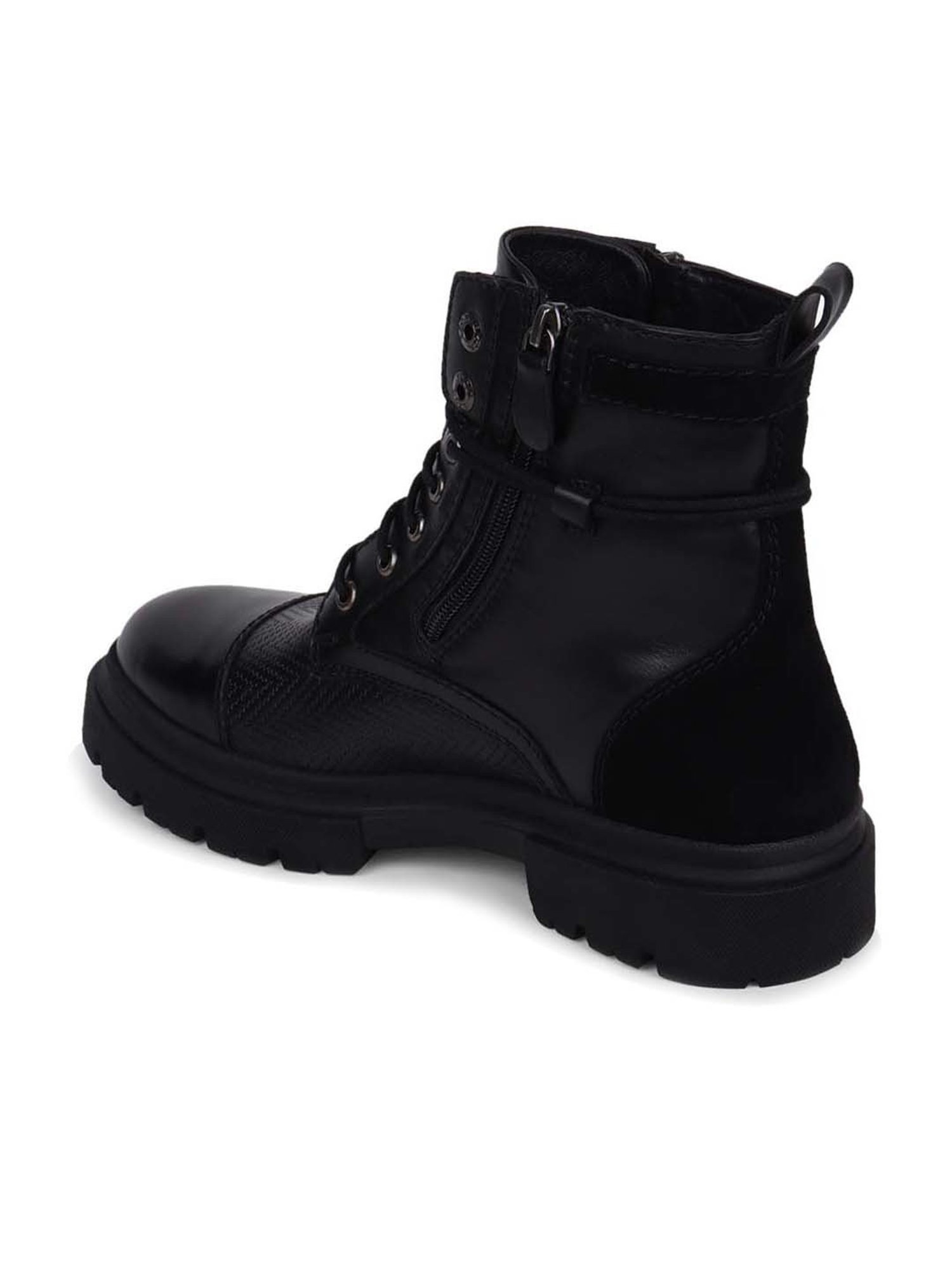 EZOK Men's Black Derby Boots