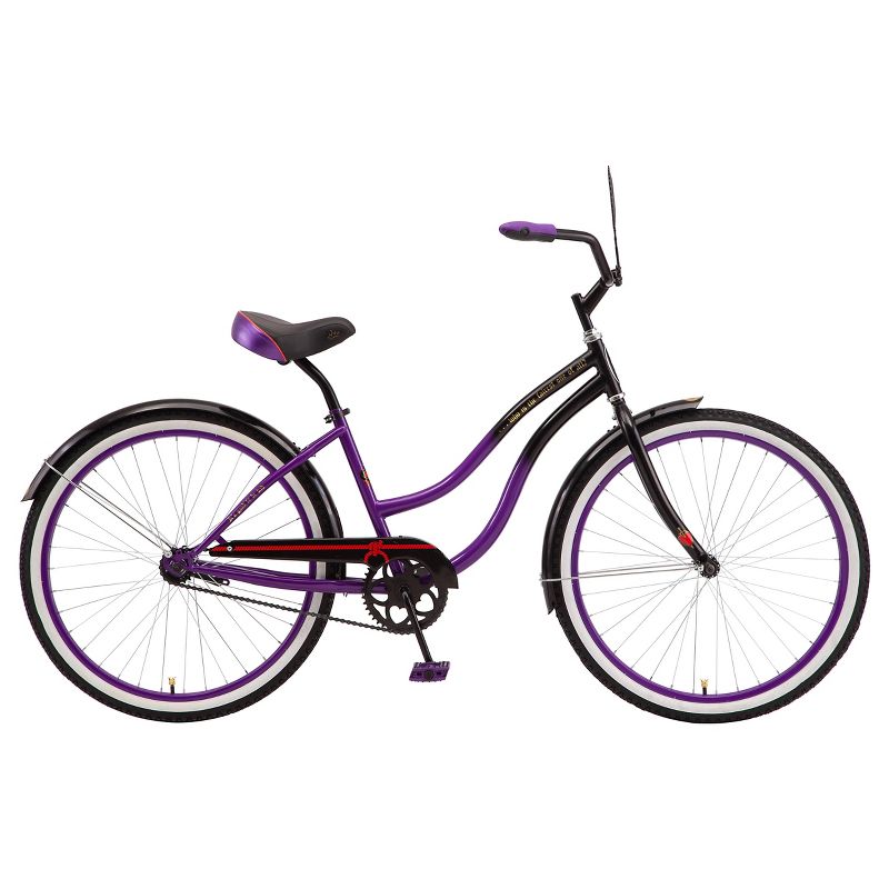 Disney Women's Evil Queen 26" Cruiser Bike - Purple/Black