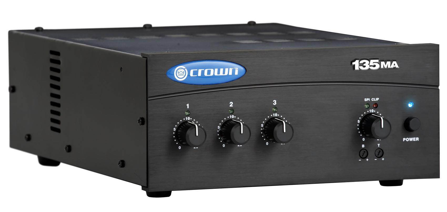 Crown 135MA 35 Watt Amplifier+(4) JBL 8" Speakers For Restaurant/Bar/Cafe