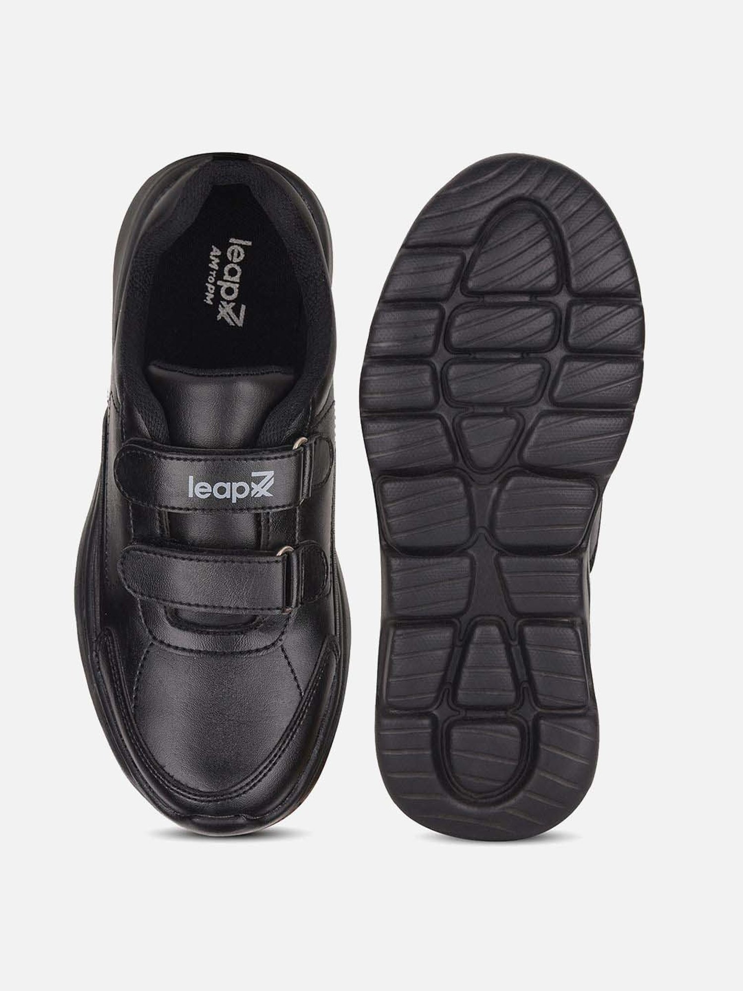 Liberty Girls Black Casual Wear Uniform Shoes