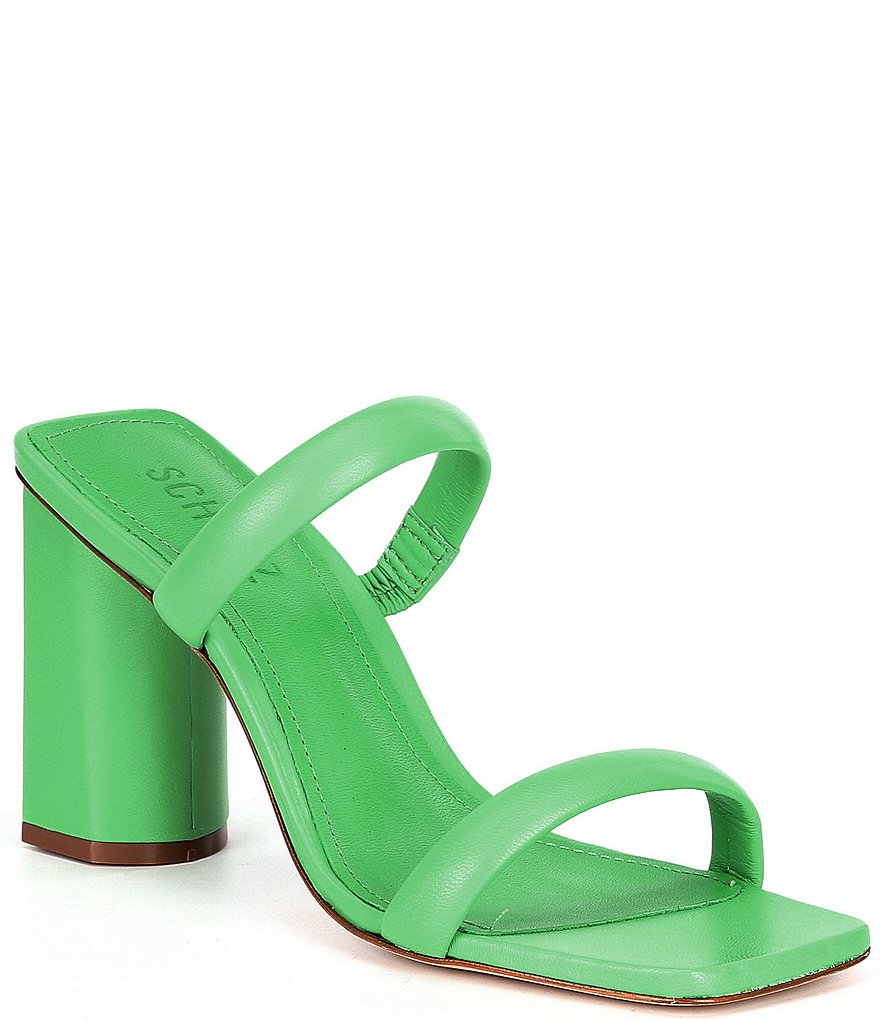 Schutz Ully Leather Slip-On Sandals