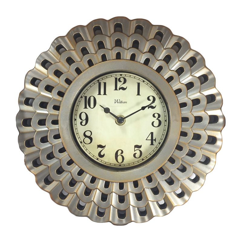 10" Scalloped Case Wall Clock