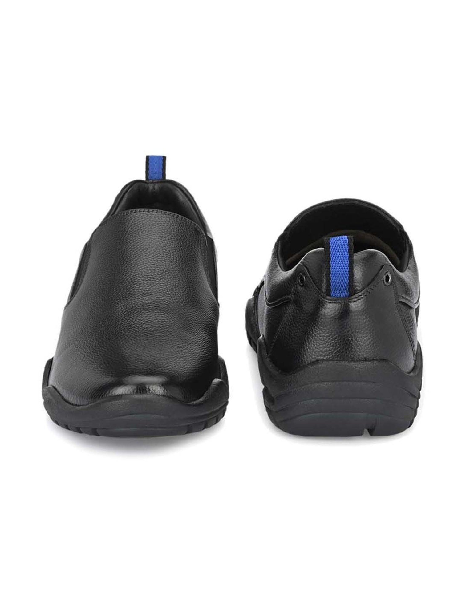 Hitz Men's Black Casual Loafers