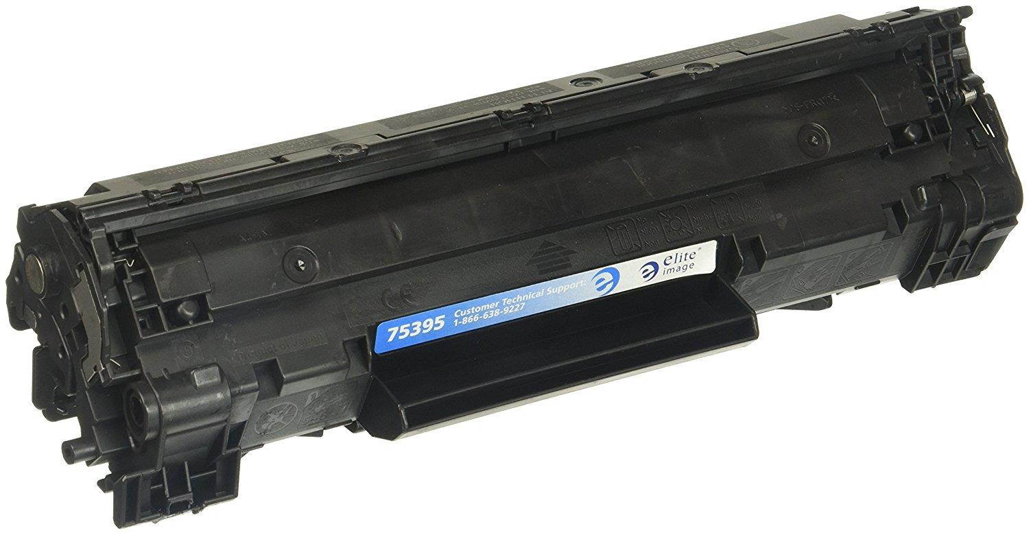 Elite Image ELI75395 Compatible Toner Replaces HP CB436A (36A), Black