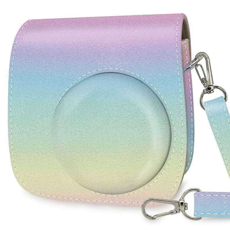 Protective Case Bag Purse Compatible with Mini 11 Mini 9 Mini 8 Mini 8+ Camera, Gradien