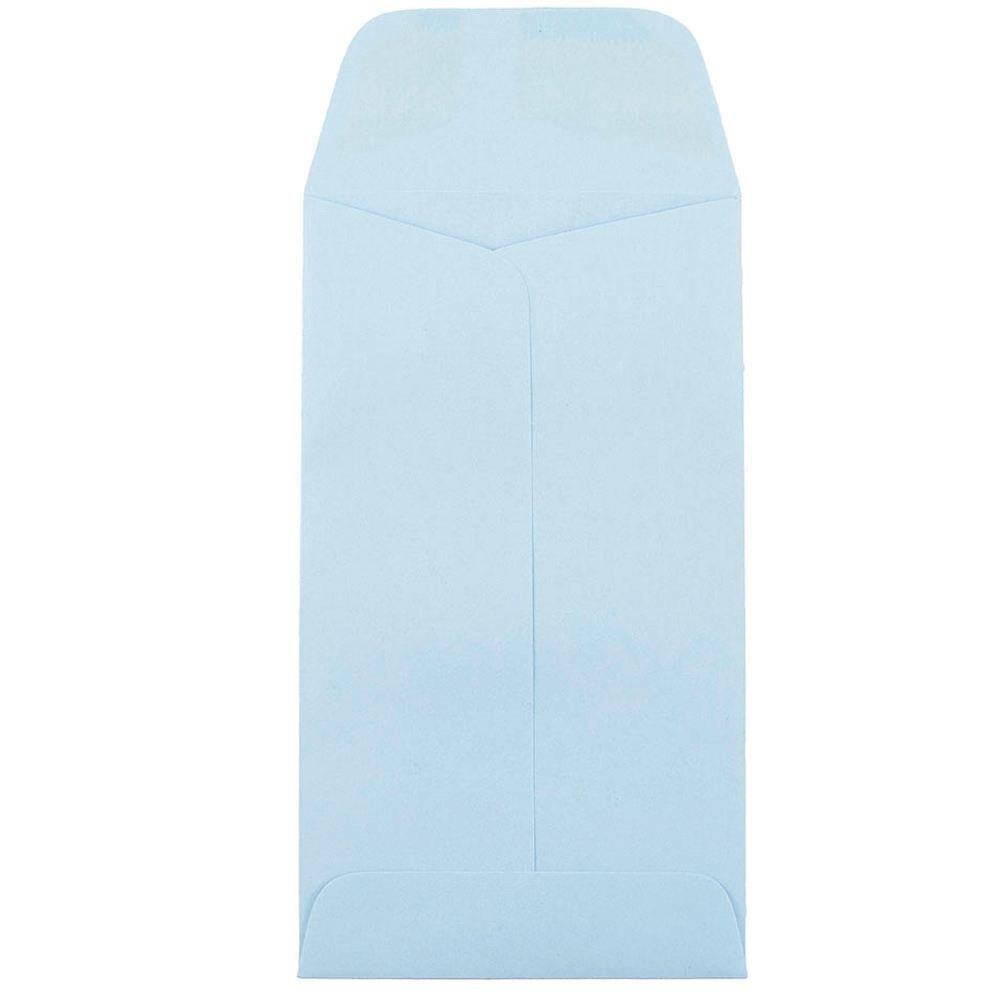 JAM PAPER #5.5 Coin Business Premium Envelopes - 3 1/8 x 5 1/2 - Baby Blue - 50/Pack