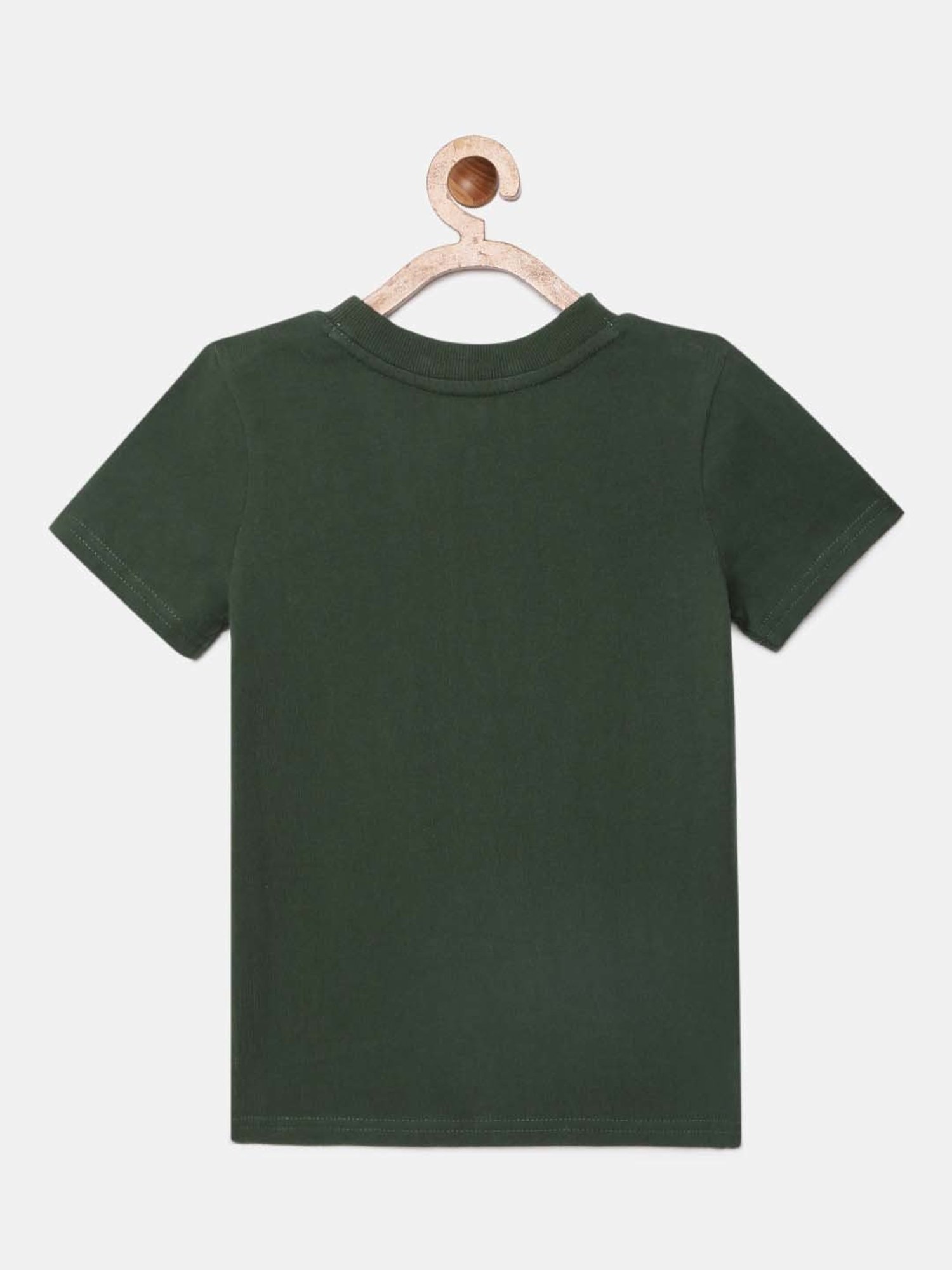 Angel & Rocket Boys Grey Cotton Printed T-Shirt